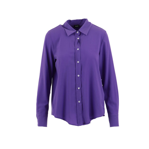 Camicia Donna comoda asimmetrica Viola Emme Marella- Francavilla Moda